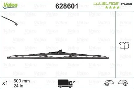 Склоочисник Valeo 628601