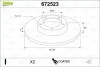 Диск гальмівний MALOWANA MERCEDES C CLASS Valeo 672523 (фото 1)