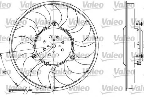Вентилятор радіатора Valeo 698611 (фото 1)
