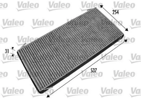 Фільтр, повітря у внутрішньому просторі Valeo 698776