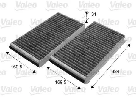 Фільтр повітря (салону) Valeo 698864
