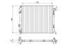 Радіатор двигуна NISSAN QASHQAI II, RENAULT ESPACE V, KADJAR 1.2/1.6/1.6D 11.13- 701108