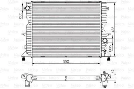 Радиатор Valeo 701545