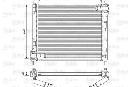 Радиатор Valeo 701583