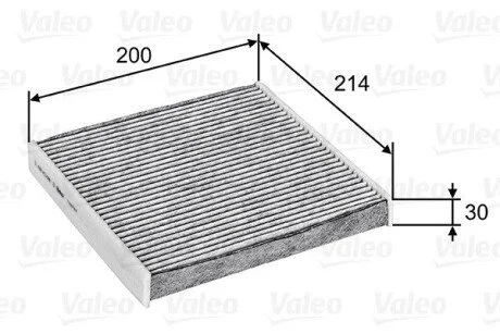 FILTR PYгK KAB W╩GLOWY FORD TRANSIT 2,2TDCI-3,2TDCI 06- Valeo 715747