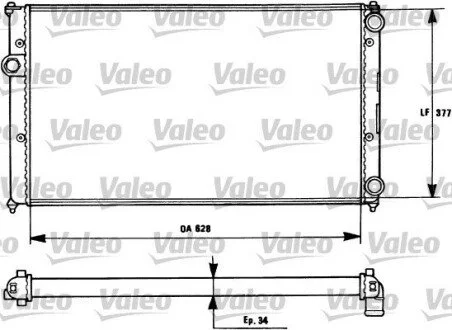 Радіатор Valeo 731265