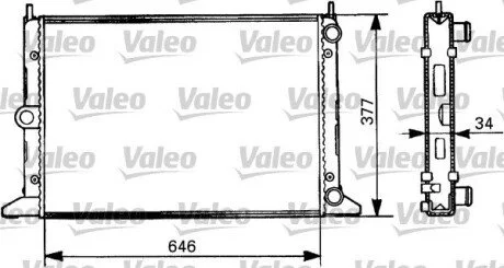Радиатор Valeo 731386