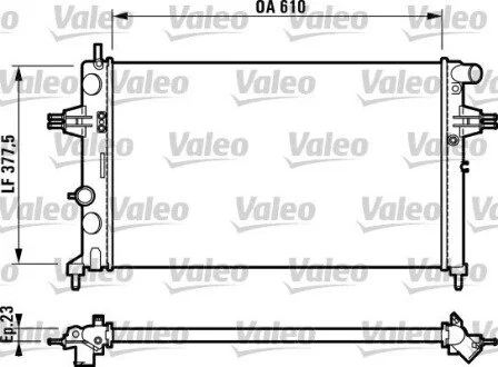 Радиатор Valeo 732729