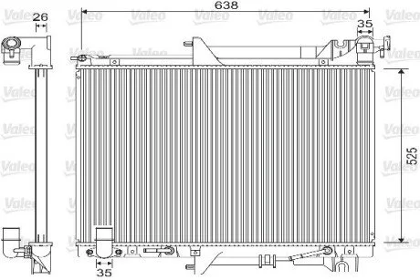 Радиатор Valeo 733146