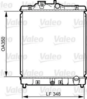 Радиатор системы охлаждения Valeo 734117