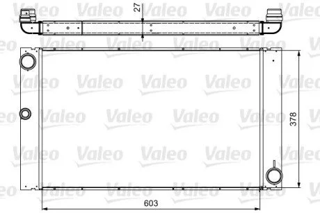 Радиатор Valeo 735475