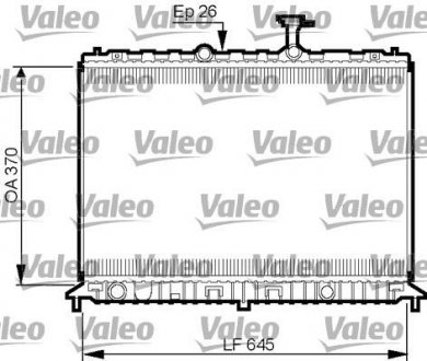 Радіатор Valeo 735501