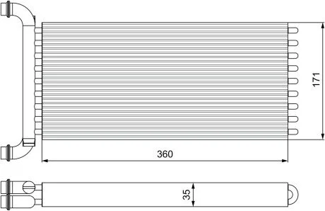 Радиатор отопителя Valeo 811521