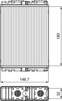 Радиатор печки Valeo 811557