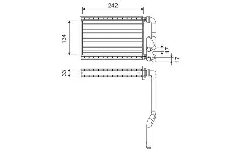 NAGRZEWNICA Valeo 811578