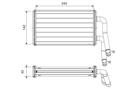 Nagrzewnica Valeo 811599