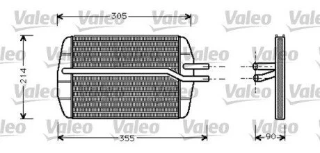 Радиатор отопителя Valeo 812272