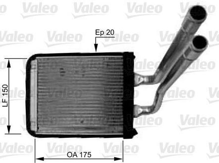 Радиатор отопителя Valeo 812436 (фото 1)
