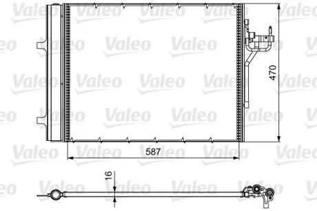 Конденсатор Valeo 814017 (фото 1)