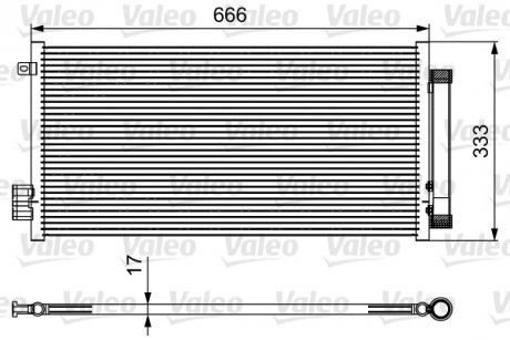 Радиатор кондиционера Valeo 814111 (фото 1)