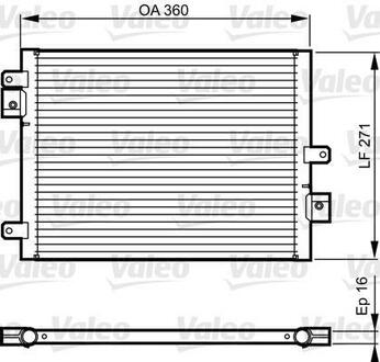 Радиатор кондиционера Valeo 814167 (фото 1)