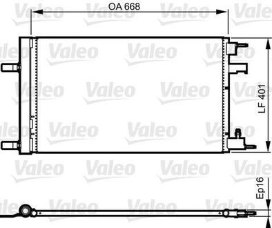 Радиатор кондиционера Valeo 814202 (фото 1)