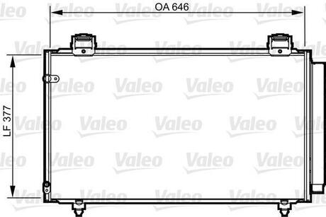 Конденсер кондиционера Valeo 814210 (фото 1)