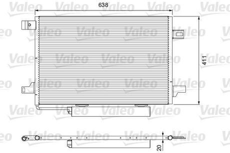 Радиатор кондиционера Valeo 814249 (фото 1)