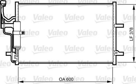Радиатор кондиционера Valeo 814265 (фото 1)