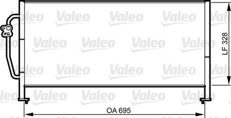 Радиатор кондиционера Valeo 814306 (фото 1)