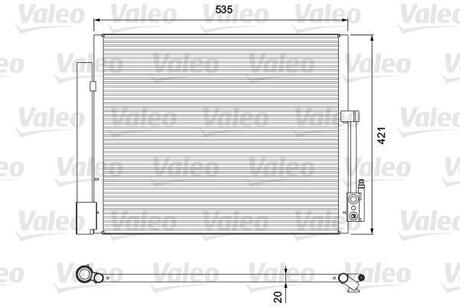 Радиатор кондиционера Valeo 814382 (фото 1)