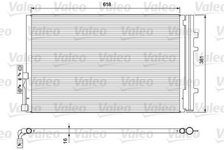 Радиатор кондиционера Valeo 814386 (фото 1)