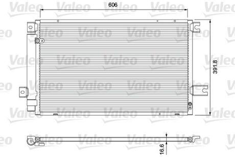Радіатор кондиціонера Valeo 814414 (фото 1)