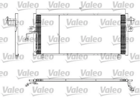 Радиатор кондиционера Valeo 817253