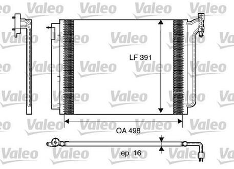 Радиатор кондиционера Valeo 817575 (фото 1)
