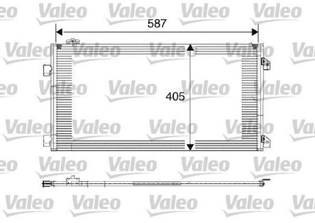 Радиатор кондиционера Valeo 817646 (фото 1)