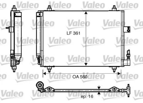 Конденсер Valeo 817824