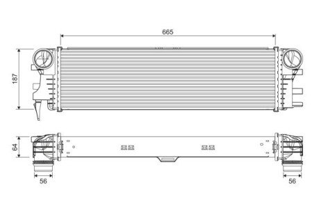 Intercooler MERCEDES Valeo 818311