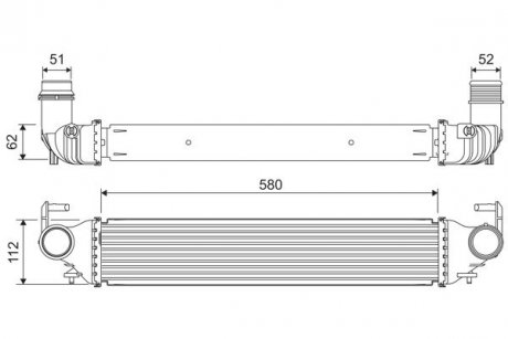 Intercooler FIAT Valeo 818312 (фото 1)