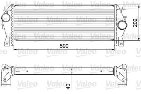 Радіатор наддуву Valeo 818340