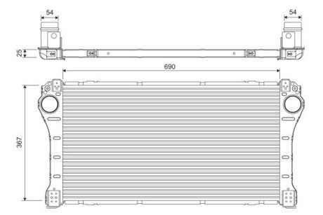 INTERCOOLER Valeo 818375