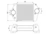 Радіатор інтеркулера Mazda 6 MPV II 2.0D 02- 818380