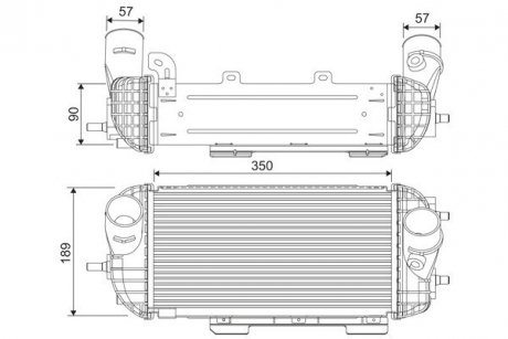 INTERCOOLER KIA SPORTAGE IV 2.0 15- Valeo 818538