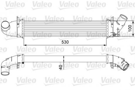 Радіатор наддуву Valeo 818544 (фото 1)