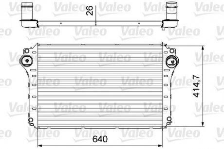 Радиатор наддува Valeo 818568