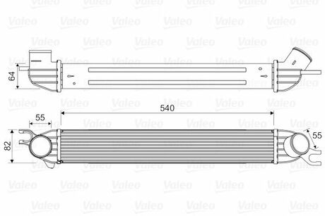 Радиатор наддува Valeo 818580 (фото 1)