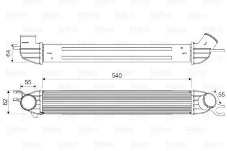 Радіатор наддуву Valeo 818580