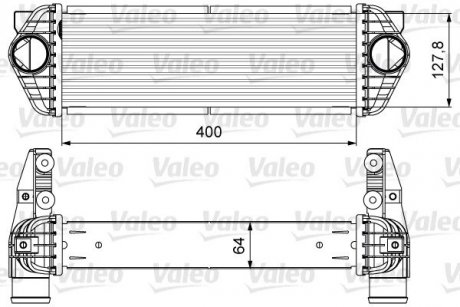 Радіатор наддуву Valeo 818607