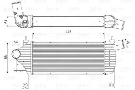 Інтеркулер Valeo 818608