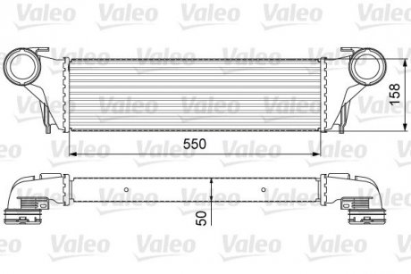 Радиатор наддува Valeo 818618